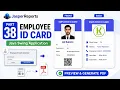 JasperReports Tutorial for Beginners 2026 Integrate Employee ID Card with Java Swing App Part 38