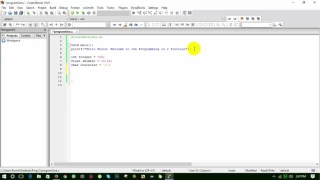 Basic Structure of Programming C Tutorial Lesson 3