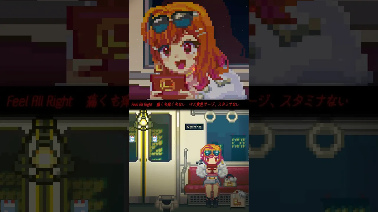 【歌ってみた】twinkle night 莉々華パート ドット絵も可愛い！！ フルも聴いてね！！ #shorts 【儒烏風亭らでん/火威青/一条莉々華 #ホロライブ #regloss】