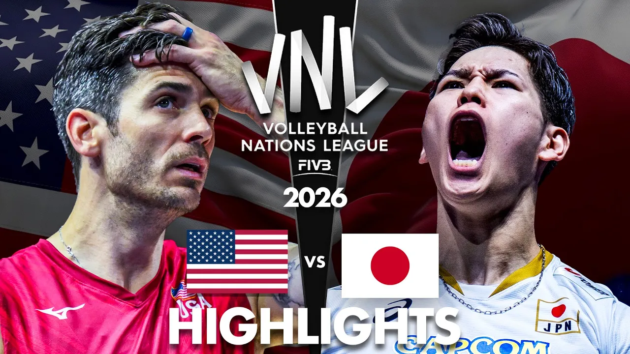 Japan 🇯🇵 vs USA 🇺🇸 | Semi Final Highlights | Men's VNL 2026