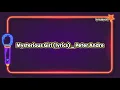 Download Lagu Mysterious Girl (lyrics video) — Peter Andre