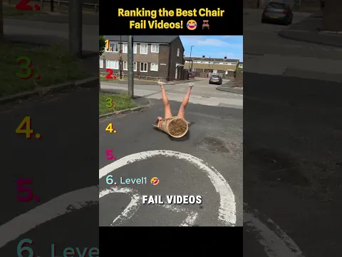 Ranking the Best Chair Fail Videos! 😂🪑 #usa