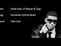 The Motto (YOLO) Remix - Drake Feat. Lil' Wayne & Tyga // Lyrics On Screen [HD]