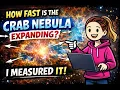 How I Measured the Crab Nebula s Expansion Velocity with Python Seestar S50 Astrophotography