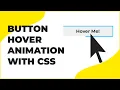 Button Hover Animation - Sliding Border Effect