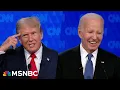 Biden and Trump argue over age and golf swings during 2024 presidential debate