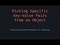 Pick Keys from Object