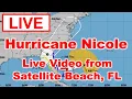 Tracking Hurricane Nicole Live Streaming from Satellite Beach