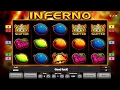 Inferno slot machine by Novomatic gameplay SlotsUp
