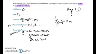 Function Notation Word Problems 1