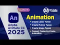 Adobe Animate CC 2025 Full Course Step-by-Step Basic Animation Guide