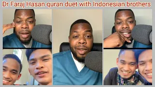 famous tiktoker dr faraj hasan quran duet live with indonesian brothers tiktok quran recitation