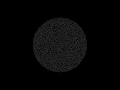 2D Nbody Gravity TreeCode 32768 Particles