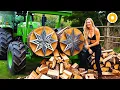 Lagu Fastest Biggest Firewood Processing Machine | Dangerous Big Chainsaw Cutting Tree machines