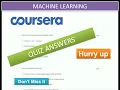 Coursera Quiz Answers Introduction To Machine 1 Regression
