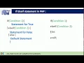 PHP Lecture No 11 IF IF ELSE IF ELSE IE Statement