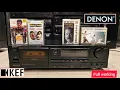Download Lagu Denon DRM510 Stereo Cassette Deck Mint condition 💥 Kef audiophile speakers🔥 Rare collection🤙