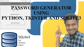 Password Generator using Python Tkinter and SQLite3