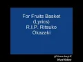 Lagu Ritsuko Okazaki(Lyric  Video) For Fruit Basket