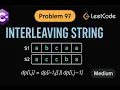 LeetCode 97 Interleaving String CSharp Solution Dynamic Programming