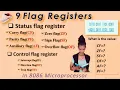 flag registers in 8086 microprocessors