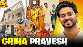 Finally New Ghar Mein Griha Pravesh Ho Gaya🤩🏡| 8 sal ka dream complete ho gya🥹