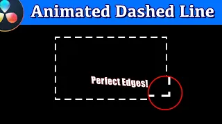 Build and Animate a Dashed Line Shape in DaVinci Resolve SMOOTH Edges - Beginner Fusion Tutorial