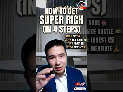 HOW TO BECOME SUPER RICH in 4steps
