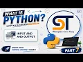 Python Input and Output Tutorial Master input and print - Part 7