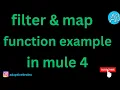 Dataweave Practice Exercise filter function map function