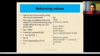 PHP Functions and strings Internet programming Missing Parameters variable function Sonali Doifode
