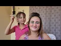 Download Lagu Asmr - Relaxing hair playing and makeup application by young girl / Skylar does her mother's Makeup