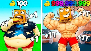 ЭВОЛЮЦИЯ МЫШЦ С НУЛЯ ОТ ТОЛСТЯКА ДО КАЧКА за 5 МИНУТ в Muscle Evolution