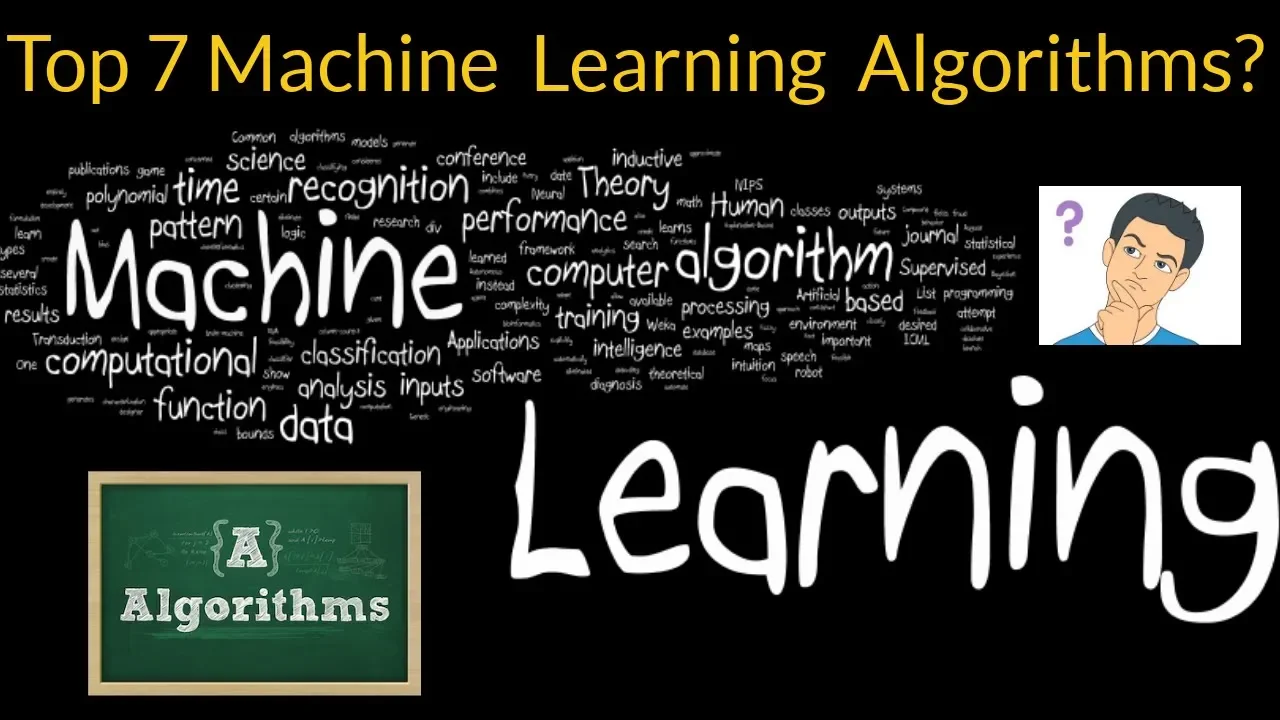 Top 7 Machine Learning Algorithms every beginner should know #MachineLearning #Algorithms #beginner