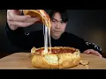 I spent 100 on this Costco pizza Giordano s frozen pizza review mukbang