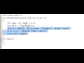 Binary Search Iterative Implementation and common errors