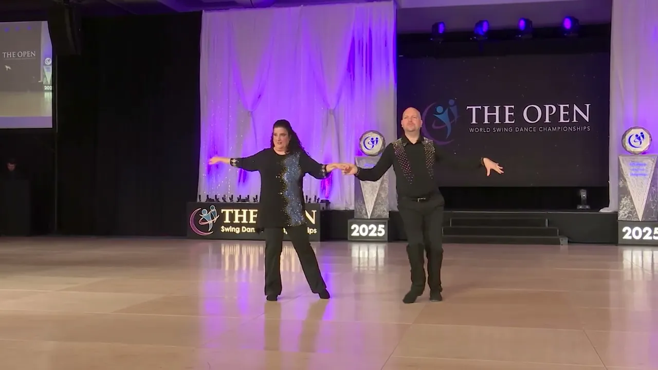 Matt Auclair and Jennifer Schanaberger - Pro-Am Open Follower Finalist - The Open 2025