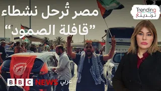 مصر تحتجز وترحل مشاركين في قافلة الصمود 