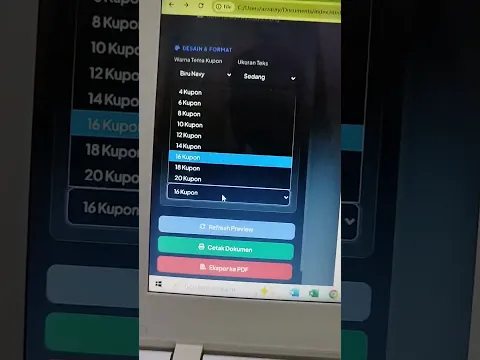 Stop Bikin Manual! Cara Cepat Buat Kupon Undian Ratusan Ribuan Pakai Aplikasi Ini