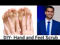 Remove Wrinkles And Get Baby Soft Hands At Home DIY Home Made Scrub For Younger Looking Hands