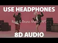 Rosé \u0026 Bruno Mars - APT. (8D AUDIO)