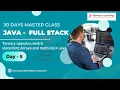 DAY 5 Java - Operators Arrays Pantech e learning