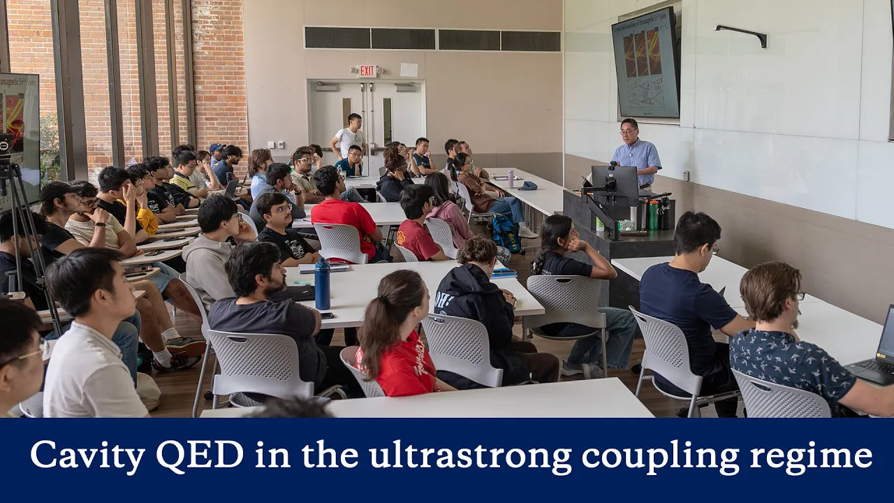 Cavity QED in the ultrastrong coupling regime | Smalley-Curl Institute