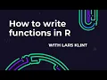 How to write a function in R Teach Me Tech