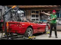 Lagu Het monteren van een V10 Twin Turbo Diesel in een klassieke Ferrari