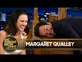 Download Lagu Margaret Qualley Dares Jimmy to Interview Her Lying Down, Tried to Set Up Her Mom and Bill Murray