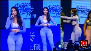 nora fatehi dancing with tight outfit 3