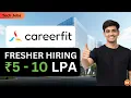 Careerfit ai is Hiring Freshers Python developer jobs 2025