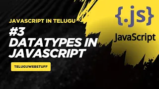 JavaScript Primitive Data Types Explained Numbers Strings Booleans Null JavaScript in Telugu