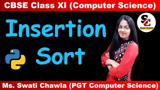 Insertion Sort in Python Sorting in Python Class 11 Program in Python to implement Insertion Sort